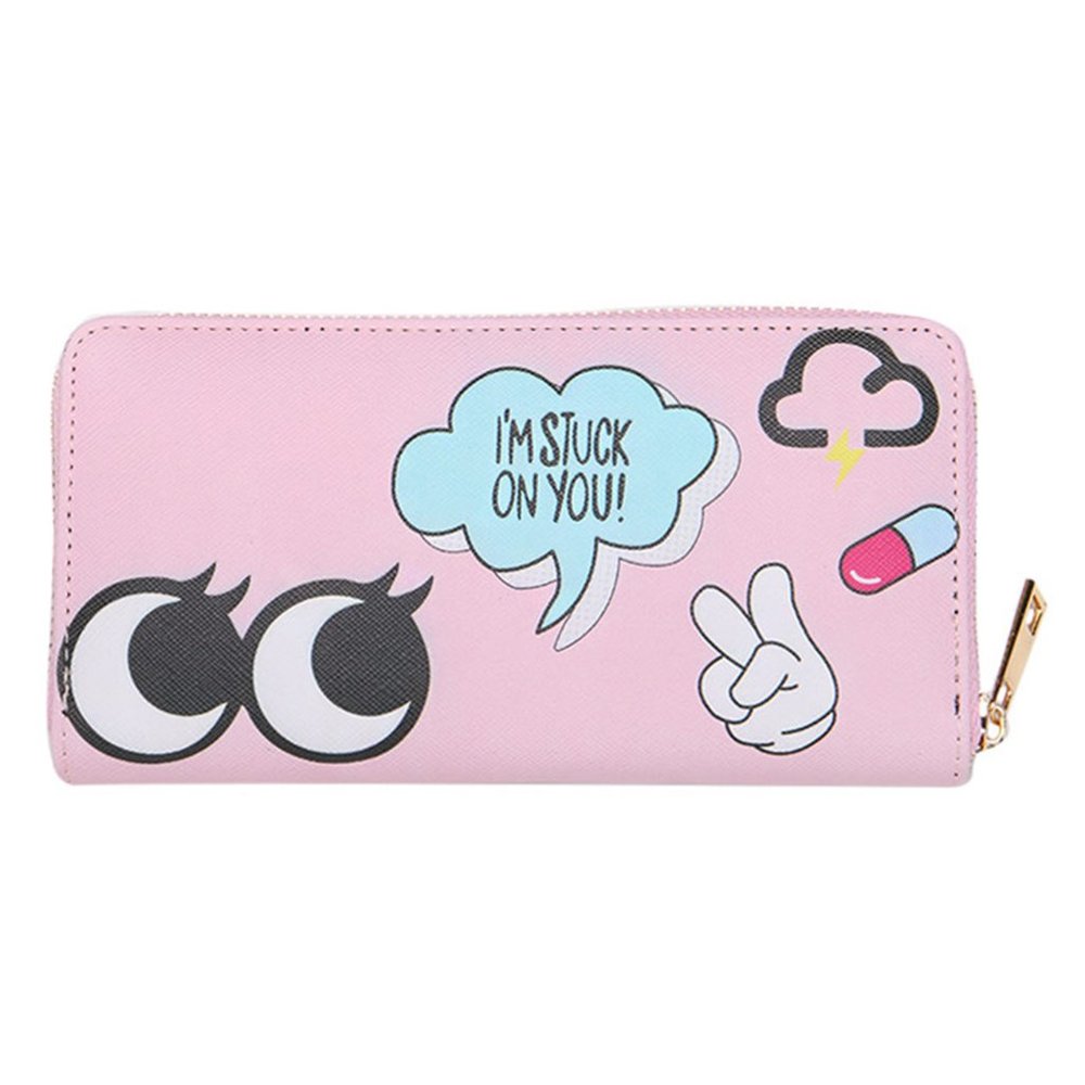 CODE22 Cute Eye Print I'm Stuck On You Wallet